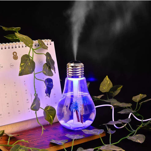 Automatic Spray Sanitizer Air Freshener Humidifier with LED Night Light | USB Portable Cool Mist Aroma Diffuser for Home, Office & Car