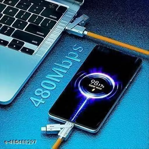 4 in 1 Data Cable Fast Charging Portable Cord 