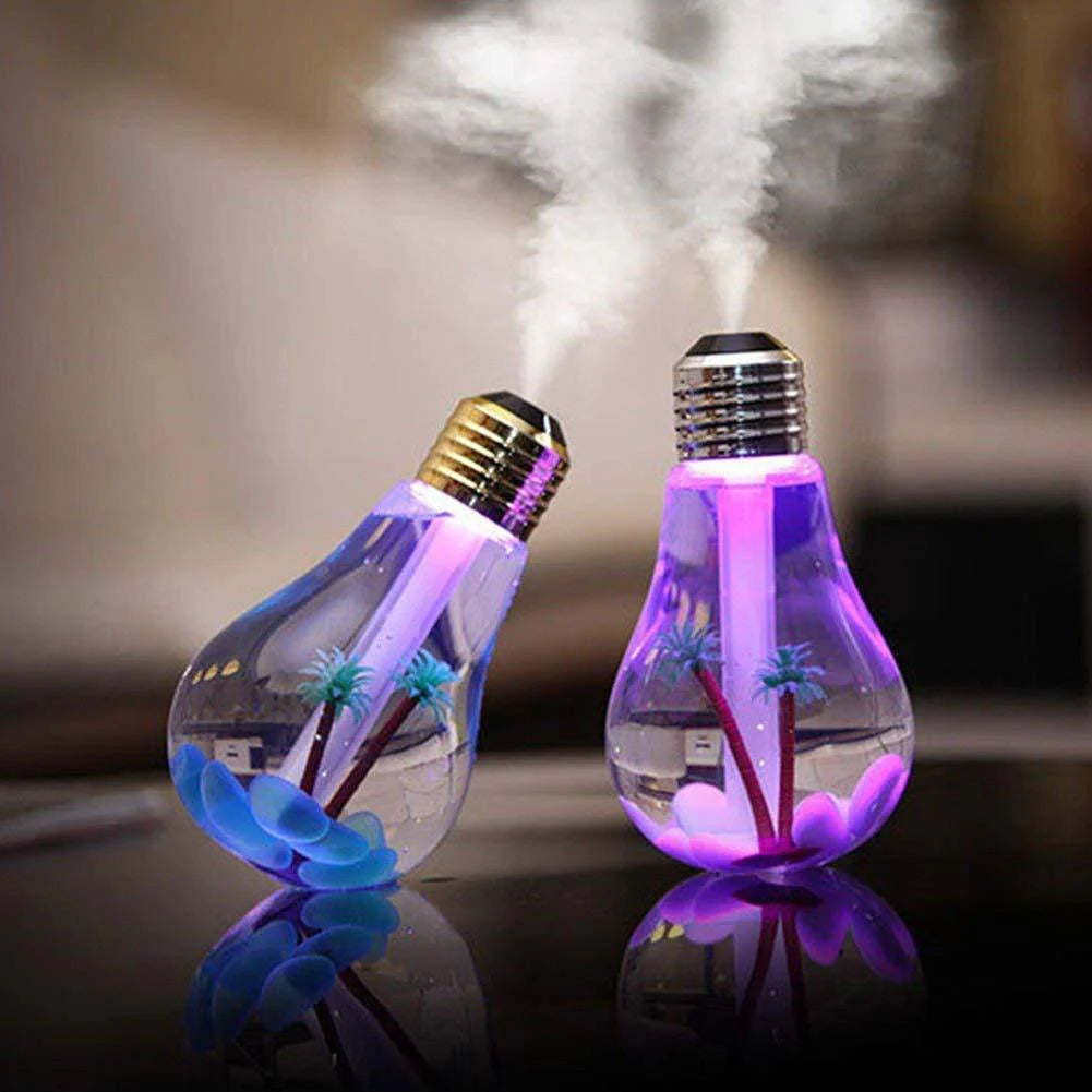 Automatic Spray Sanitizer Air Freshener Humidifier with LED Night Light | USB Portable Cool Mist Aroma Diffuser for Home, Office & Car
