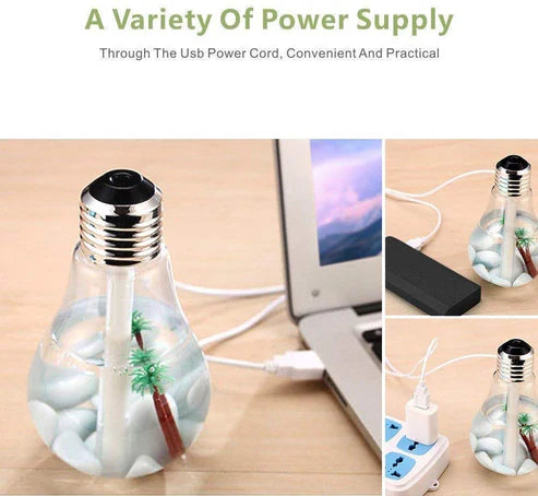 Automatic Spray Sanitizer Air Freshener Humidifier with LED Night Light | USB Portable Cool Mist Aroma Diffuser for Home, Office & Car