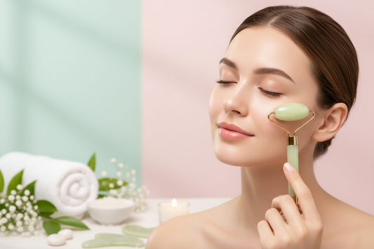 GlowTouch™ Double Head Face Roller – Skin Tightening & Lymphatic Massage Tool